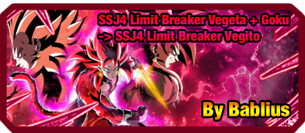 TUR LBSSJ4 Goku & Vegeta -> LBSSJ4 Vegito