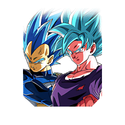 SSB Goku (Kaioken) & SSB Evolved Vegeta