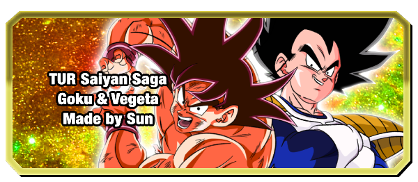 TUR Saiyan Saga Goku & Vegeta Custom Units