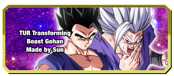 TUR INT Transforming Beast Gohan Custom Unit
