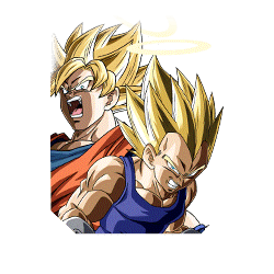 SSJ Goku (Angel) & 
SSJ Vegeta (Angel)