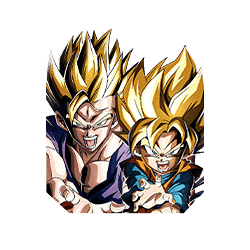 SSJ Gohan (Teen) & 
SSJ Goten (Kid)