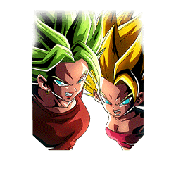 SSJ2 Caulifla & 
SSJ2 Kale