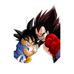 Goku (GT) & SSJ4 Vegeta
