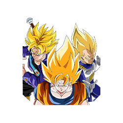 SSJ Goku & 
SSJ Vegeta & SSJ Trunks (Teen)